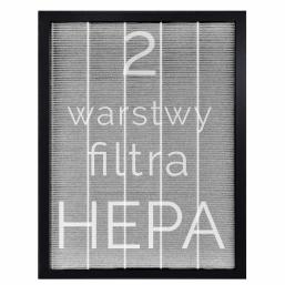 Wkłady filtracyjne Filtr wymienny HEPA-13 do oczyszczacza Warmtec AP-350W+