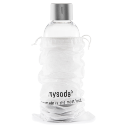 Saturatory Butelka dodatkowa MySoda o pojemności 1000 ml, kolor srebrny