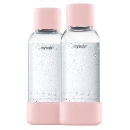Zestaw butelek dodatkowych My Soda o pojemności 2 x 1000 ml, kolor różowy