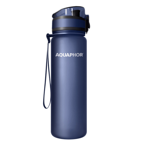 Butelka filrująca Aquaphor City 500 ml kolor granatowy