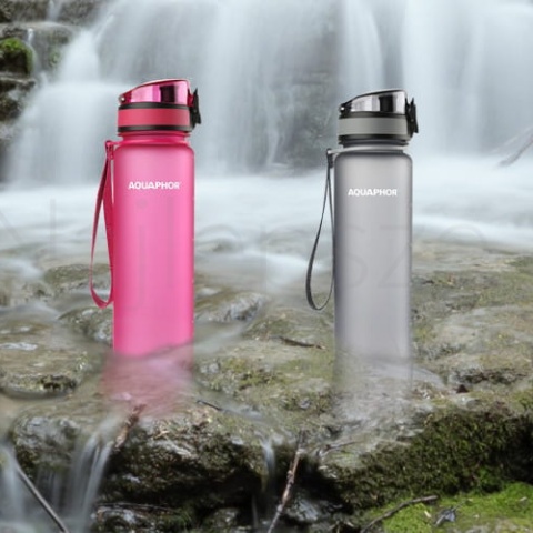 Butelka filrująca Aquaphor City 500 ml kolor szary