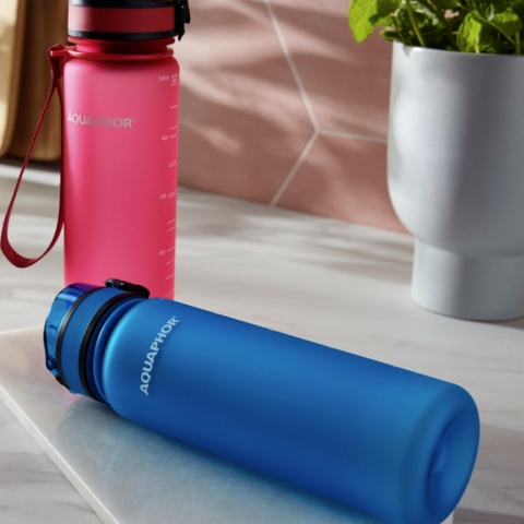 Butelka filrująca Aquaphor City 500 ml kolor różowy / fuksja