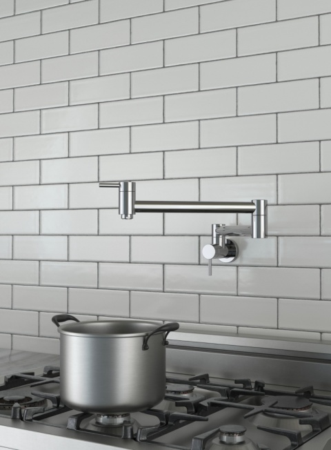 Bateria natynkowa (pot filler) BlueWater Imax kolor: chrom