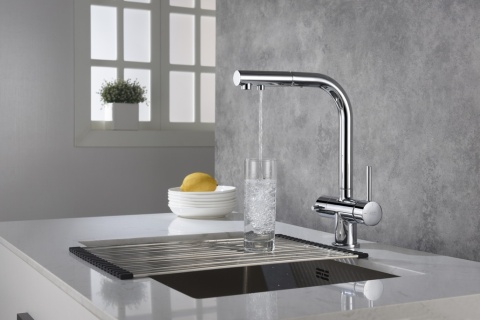 Bateria trójdrożna (2-way) BlueWater Apala kolor chrom, pull-out