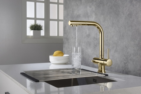 Bateria trójdrożna (2-way) BlueWater Apala kolor: złoty, pull-out