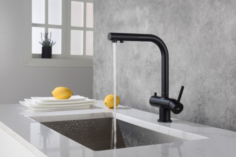 Bateria trójdrożna (2-way) BlueWater Apala kolor: czarny mat, pull-out