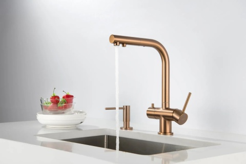 Bateria trójdrożna (2-way) BlueWater Apala kolor: miedziany, pull-out