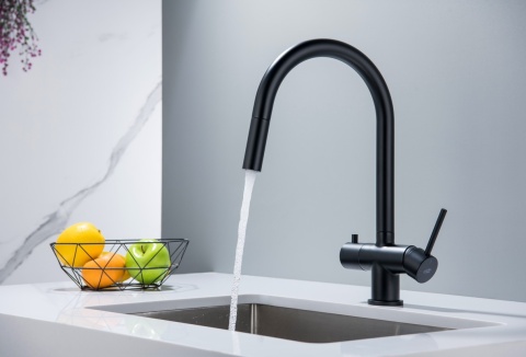 Bateria trójdrożna (2-way) BlueWater Cyrus kolor: czarny mat, pull-out