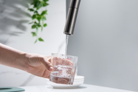 Bateria trójdrożna (2-way) BlueWater Cyrus kolor: stal, pull-out