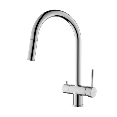 Bateria trójdrożna (2-way) BlueWater Cyrus kolor: chrom, pull-out