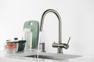 Bateria trójdrożna (2-way) BlueWater Cyrus kolor: grafit / gun metal, pull-out