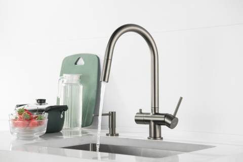 Bateria trójdrożna (2-way) BlueWater Cyrus kolor: grafit / gun metal, pull-out