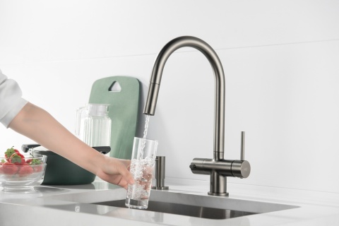 Bateria trójdrożna (2-way) BlueWater Cyrus kolor: grafit / gun metal, pull-out