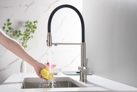 Bateria trójdrożna (2-way) BlueWater Tusar kolor: stal