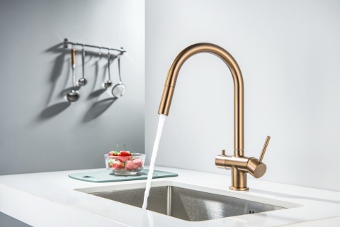 Bateria trójdrożna (2-way) BlueWater Cyrus kolor: miedziany, pull-out