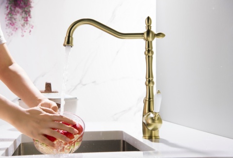 Bateria trójdrożna (2-way) BlueWater Saxo kolor: mosiądz antyczny