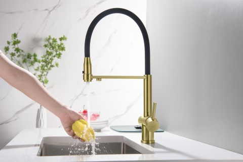 Bateria trójdrożna (2-way) BlueWater Tusar kolor: mosiądz antyczny