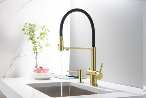 Bateria trójdrożna (2-way) BlueWater Tusar kolor: mosiądz antyczny