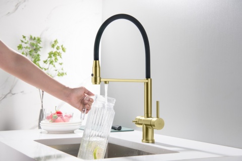 Bateria trójdrożna (2-way) BlueWater Tusar kolor: mosiądz antyczny