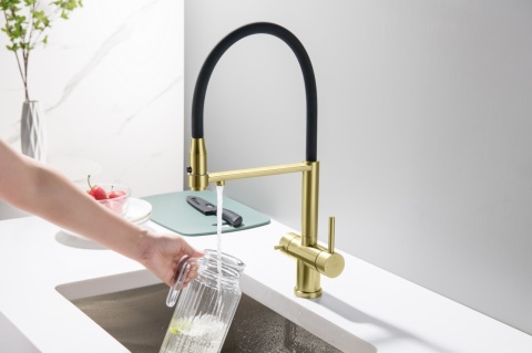 Bateria trójdrożna (2-way) BlueWater Tusar kolor: mosiądz antyczny