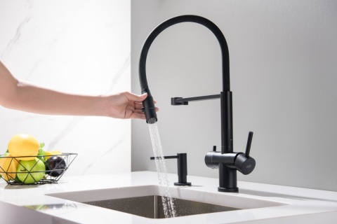 Bateria trójdrożna (2-way) BlueWater Tusar kolor: czarny mat