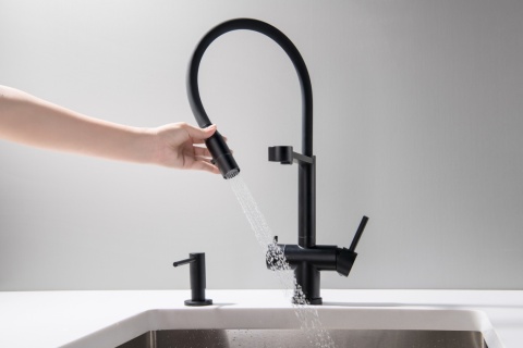 Bateria trójdrożna (2-way) BlueWater Tusar kolor: czarny mat