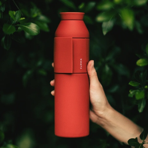 Bidon termiczny Closca Wave Wearable Travel Bottle 600 ml, kolor: Arizona