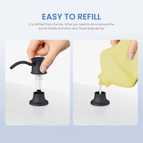 Dozownik płynu BlueWater Beta kolor: złoty