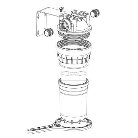 Filtr wstępny AQUAPHOR GROSS MIDI 10 CALI BIG BLUE