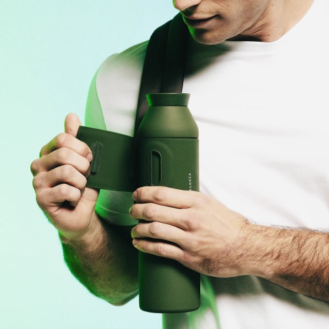 Bidon termiczny Closca Wave Wearable Travel Bottle 600 ml, kolor: Amazonia