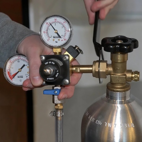 TOF reduktor ciśnienia do butli CO2 24PLH2L1U2