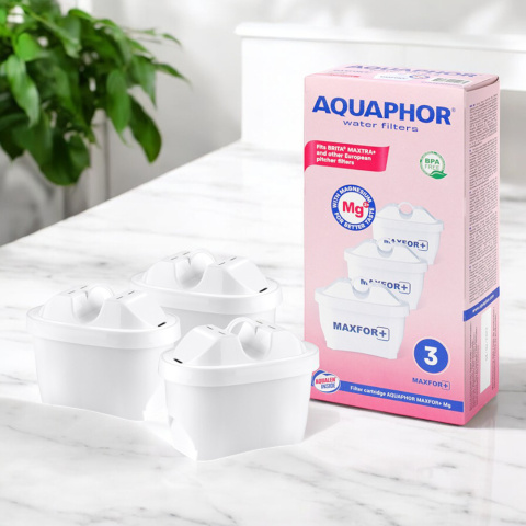 Zestaw wkładów Aquaphor Maxfor+ Mg 3 sztuki
