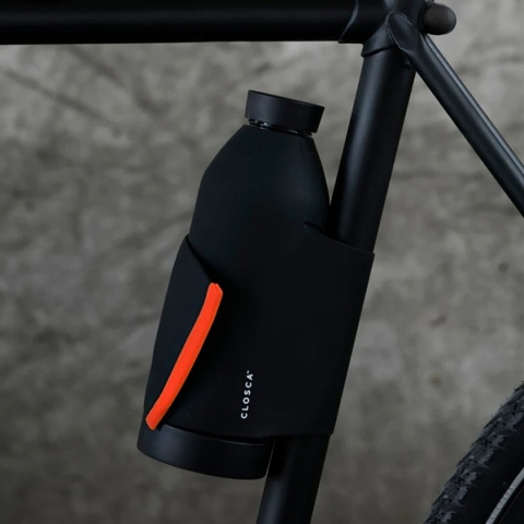 Bidon / butelka ze szka borokrzemowego Closca Classic Travel Bottle 420 ml, kolor: Coral