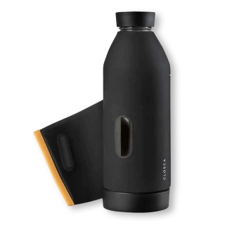 Bidon / butelka ze szka borokrzemowego Closca Classic Travel Bottle 420 ml, kolor: Savannah