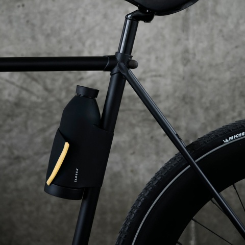 Bidon / butelka ze szka borokrzemowego Closca Classic Travel Bottle 420 ml, kolor: Savannah