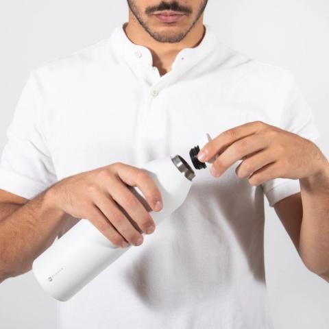 Bidon termiczny Closca Wave Wearable Travel Bottle 600 ml, kolor: White Matte