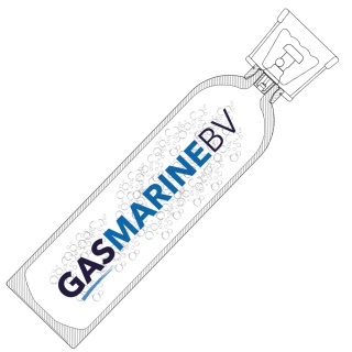 Butla aluminiowa z gazem CO2 E290 Gasmarine / Gas Up 10 kg