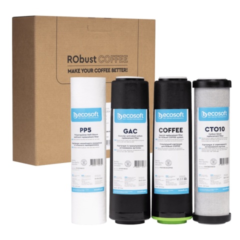 Komplet wkładów wymiennych CHVROBUSTCOFFEE - 4 sztuki - do stacji ROBUST COFFEE