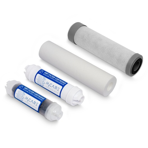 Komplet wkładów wymiennych, serwis roczny do urządzenia H2CARE