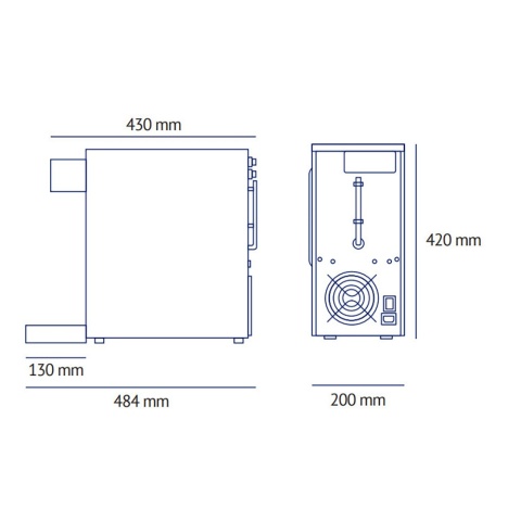 Dystrybutor wody FlowCare 30TP Nablatowy kolor: czarny