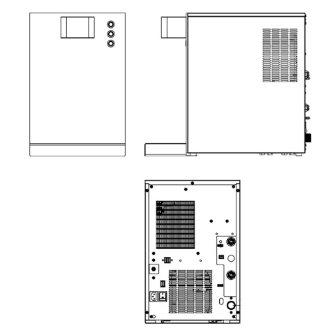 Dystrybutor wody FlowCare 60TP Nablatowy kolor: czarny