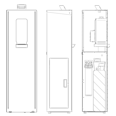 Dystrybutor wody z generatorem wody wodorowej H2FLOW