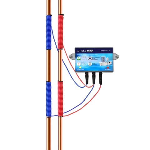 Generator impulsowego uzdatniania wody ciepłej i zimnej Impuls Duo 25 mm + 20 mm - 1" + 3/4" - 1,2 m3/h + 0,9 m3/h