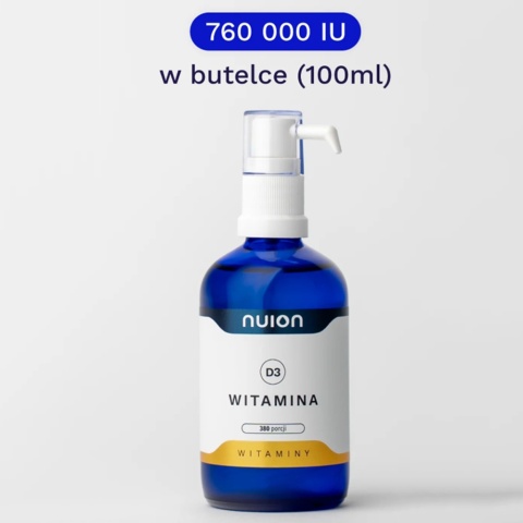 Suplement wody Puromedica Nuion Witamina D3 - opakowanie 50 ml