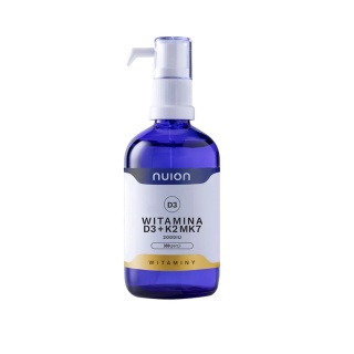 Suplement wody Puromedica Nuion Witamina D3 + Witamina K2MK7 - opakowanie 100 ml - 2000 IU