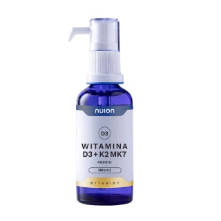 Suplement wody Puromedica Nuion Witamina D3 + Witamina K2MK7 - opakowanie 50 ml - 4000 IU