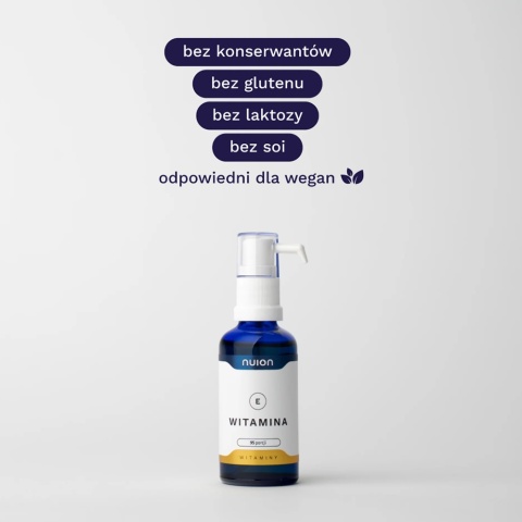 Suplement wody Puromedica Nuion Witamina E - opakowanie 50 ml