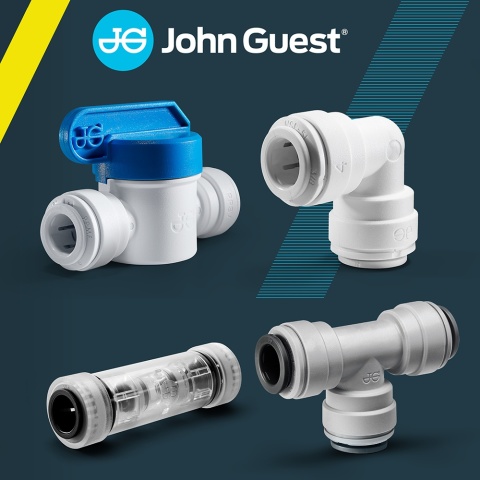 Blokada / zacisk / klips / zawleczka / pierścień zabezpieczający mechanizmu mocowania wężyka w szybkozłączkach 3/8" John Guest