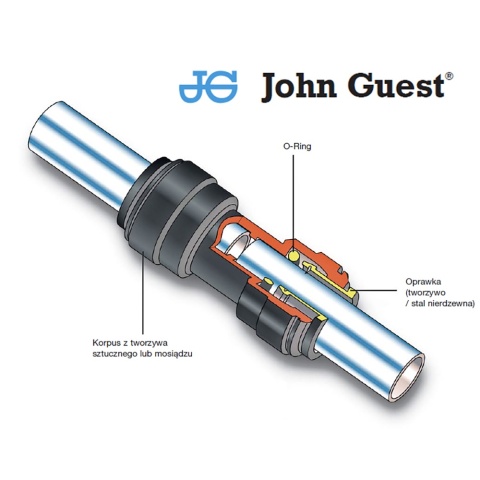 Kolano redukcyjne 90° - Speedfit 3/8" - Speedfit 5/16" marki John Guest - PI211210S