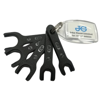 Zestaw kluczy do rozłączania szybkozłączy 3/16" - 1/2" John Guest - CLT/2